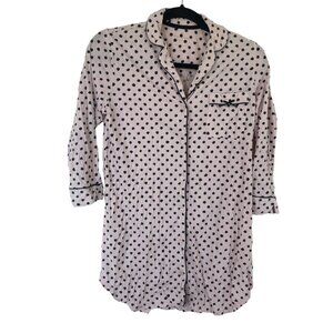 Kate Spade polkadot pajama top